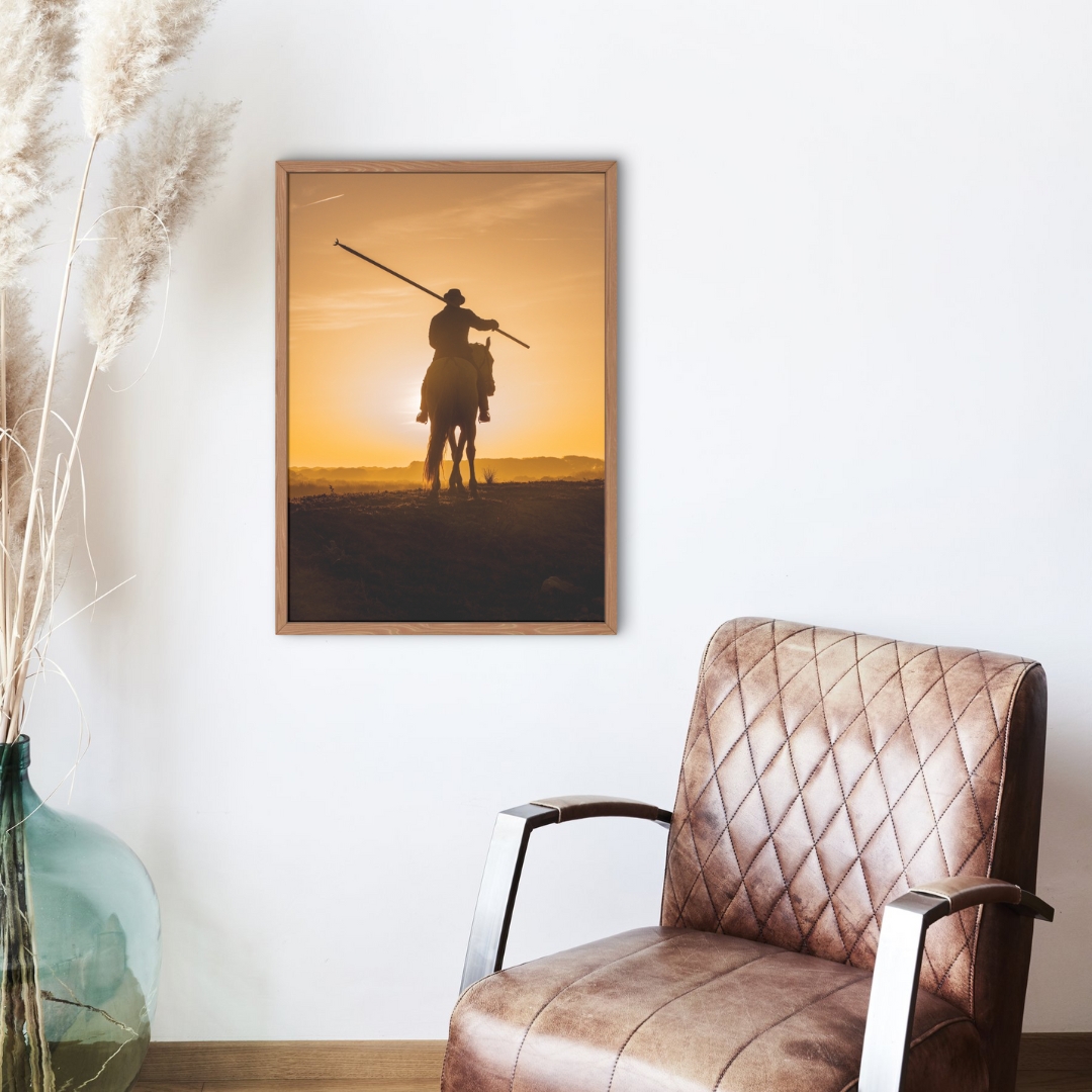 Gardian et lever de soleil en Camargue – Image 2